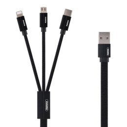 Kabel USB 3in1 Remax Kerolla, 1m (czarny)
