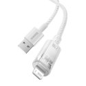 Kabel szybko ładujący Baseus USB-A do Lightning Explorer Series 2m, 2.4A (biały)