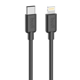 Kabel USB-C do Lightning Budi 230TL, 20W, 1.2m, (czarny)