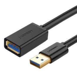 Kabel USB 3.0, USB-A męski do USB-A żeński przedłużający UGREEN US129 2m (czarny)