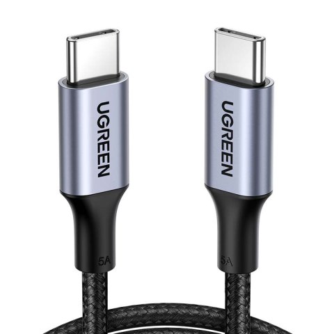 Kabel USB-C do USB-C UGREEN US316, 100W, 1m (czarny)