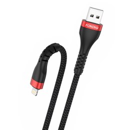 Kabel USB do Lightning Foneng X82 iPhone 3A, 1m (czarny)