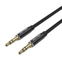 Kabel audio 3,5mm mini jack Vention BAWBD 0,5m Czarny