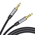Kabel audio TRRS 3,5mm mini jack Vention BAQHD 0,5m Szary