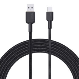 Kabel Aukey CB-NAC2 USB-A do USB-C 1.8m (czarny)