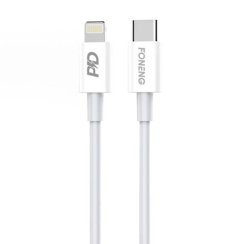 Kabel USB-C do Lightning Foneng X31, 20W 1m (biały)