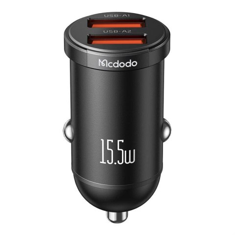 Ładowarka samochodowa Mcdodo CC-2950, 2x USB, 15.5W (czarna)