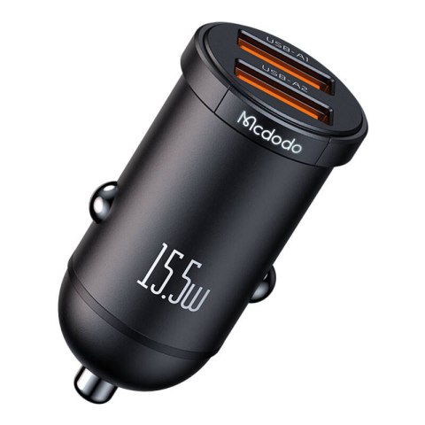 Ładowarka samochodowa Mcdodo CC-2950, 2x USB, 15.5W (czarna)