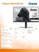 IIYAMA Monitor G-Master 23.8 cala GB2445HSU-B1 IPS,FHD,100Hz,1ms,2xUSB,HDMI,DP,2x2W, FreeSync,HAS(150mm)
