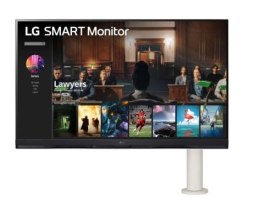 LG Electronics Monitor 32SQ780S-W 32 cale Smart 4K UHD webOS Ergo