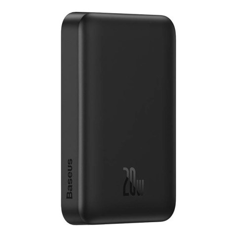 Powerbank magnetyczny Baseus Magnetic Mini 10000mAh, USB-C 20W MagSafe (czarny)