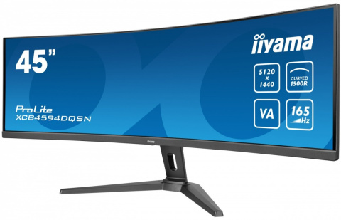 IIYAMA Monitor 44.5 cala XCB4594DQSN-B1 VA USB-C do 90W, KVM 3 lata gwarancji - PRZEDSPRZEDAŻ