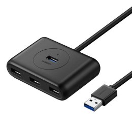 Hub USB 3.0 4w1 UGREEN 0,5m (czarny) 	CR113