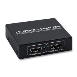 Qoltec Aktywny rozdzielacz Splitter HDMI 1x2 | v.2.0