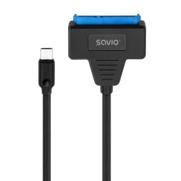 SAVIO ADAPTER USB-C 3.1 GEN 1 (M) - SATA (F) DO DYSKÓW 2.5