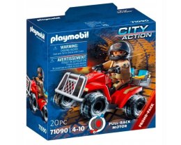 Playmobil Zestaw z figurką City Action 71090 Pożarniczy Speed Quad