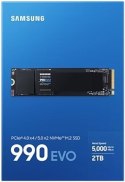 Dysk SSD Samsung 990 EVO 2TB M.2 2280 PCI-E x4 Gen4 NVMe MZ-V9E2T0BW