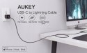 AUKEY CB-CL03 NYLONOWY KABEL USB C-LIGHTNING 2M PD