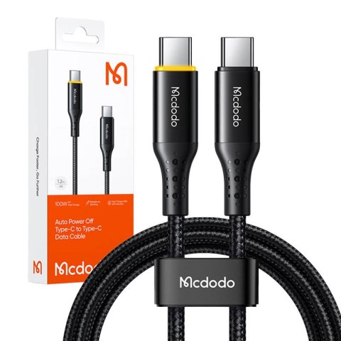 Kabel USB-C do USB-C Mcdodo CA-3460, PD 100W, 1.2m (czarny)