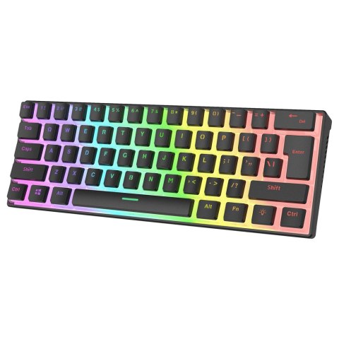 Rampage Klawiatura Mechaniczna RADIANT K11 PUDDING RGB RED