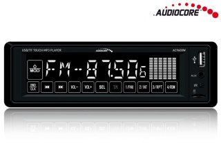 Audiocore Radioodtwarzacz dotykowy Audiocore AC9600W MP3/WMA/USB/SD RDS/Bluetooth handsfree + pilot