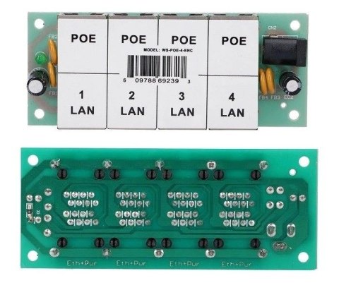 Extralink PoE Injector 4 porty