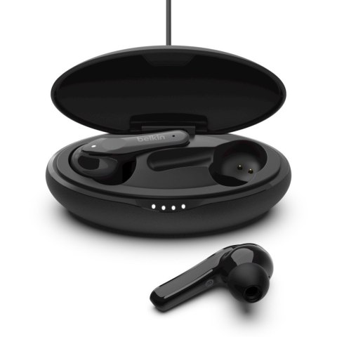 Belkin Słuchawki bezprzewodowe Soundform Move + etui ładujące czarne