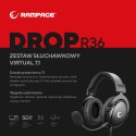 Rampage Słuchawki R36 DROP 7.1 z mikrofonem + natychmiastowa wysyłka do godziny 18