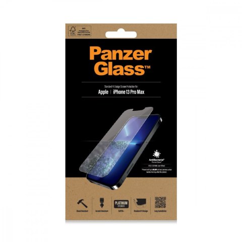 Panzerglass Szkło hartowane Super + iPhone 13 Pro Max 6,7 cala Standard Anti Bacterial