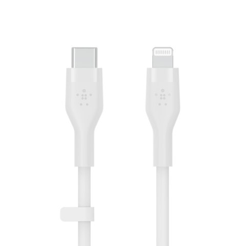 Belkin Kabel BoostCharge USB-C do Lightning silikonowy 3m, biały