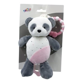 TULILO Pozytywka Panda różowa 24 cm