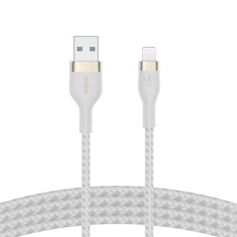Belkin Kabel BoostCharge USB-A do Lightning silikonowy, 1m, biały