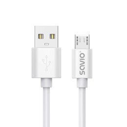 Savio Kabel USB- A - micro USB, 2A, 3m, CL-167