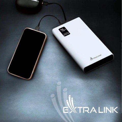 Extralink Powerbank EPB-067W USB-C EX.19492 biały