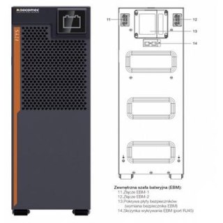 Socomec ITY3-EX100B szafa baterii o standardowej żywotnoci 2 cigi, przewody DC