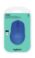 Mysz Logitech 910-004290 (optyczna; 1000 DPI; kolor niebieski