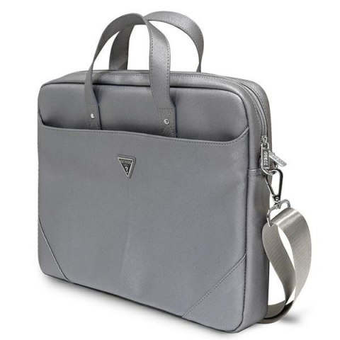 GUESS Torba Saffiano GUCB15PSATLG 16 Silver