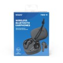 Savio Słuchawki bezprzewodowe Bluetooth 5.3 z mikrofonem, ENC, QC, TWS-11