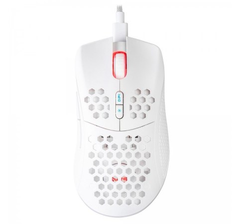 MS Mysz gamingowa bezprzewodowa Nemesis M700 akumulator 8000 DPI 7P RGB LED programowalne przyciski biała
