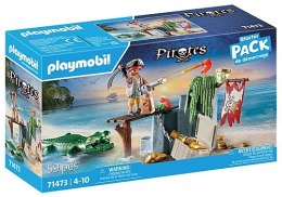 Playmobil Zestaw figurek Pirates 71473 Pirat z aligatorem