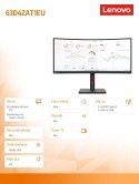 Lenovo Monitor 34.0 ThinkVision T34w-30 WLED LCD 63D4ZAT1EU