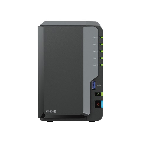 Synology DS224+ /32T | 2-zatokowy serwer NAS w zestawie z dyskami o łącznej pojemności 32TB, Tower