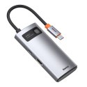 Hub 4w1 Baseus Metal Gleam Series, USB-C do USB 3.0 + USB 2.0 + HDMI + USB-C PD