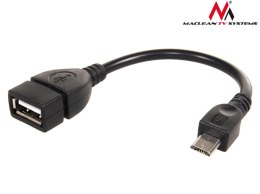 Kabel adapter Maclean MCTV-696 USB 2.0 (F) -> MicroUSB typu B (M)