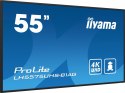 IIYAMA Monitor 54.6 cali ProLite LH5575UHS-B1AG 24/7,IPS,ANDROID.11,4K,500cd/m2,WiFi,3xHDMI,DP,Daisy/Chain,2xUSB,2x10W,RJ45,iiSignage2,