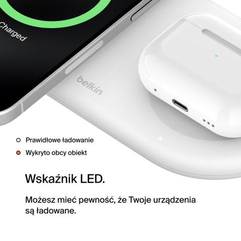 Belkin Bezprzewodowa podkładka ładująca Qi2 15W