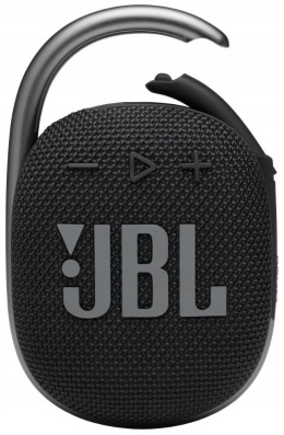 Głośnik JBL Clip 4 czarny CLIP4BLACK + natychmiastowa wysyłka do godziny 18tej! gratis transport