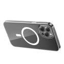 Etui ochronne Baseus Magnetic Crystal Clear do iPhone 12 Pro Max (transparentne) + szkło hartowane + zestaw czyszczący