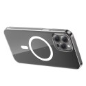 Etui ochronne Baseus Magnetic Crystal Clear do iPhone 12 Pro (transparentne) + szkło hartowane + zestaw czyszczący