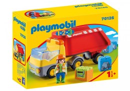 Playmobil Zestaw z figurkami 1.2.3 70126 Wywrotka